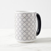 Elegant Arabesk Ornament Magische Mok (Voorkant rechts)