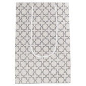 Elegant Arabesk Ornament Medium Cadeauzakje (Achterkant)