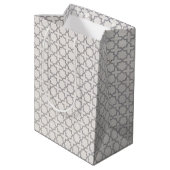 Elegant Arabesk Ornament Medium Cadeauzakje (Achterkant Gekanteld)