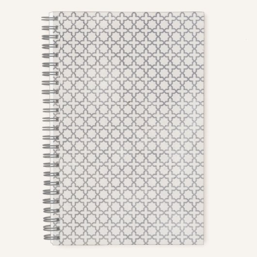 Elegant Arabesk Ornament Notitieboek (Voorkant)