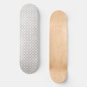 Elegant Arabesk Ornament Persoonlijk Skateboard (Voorkant)