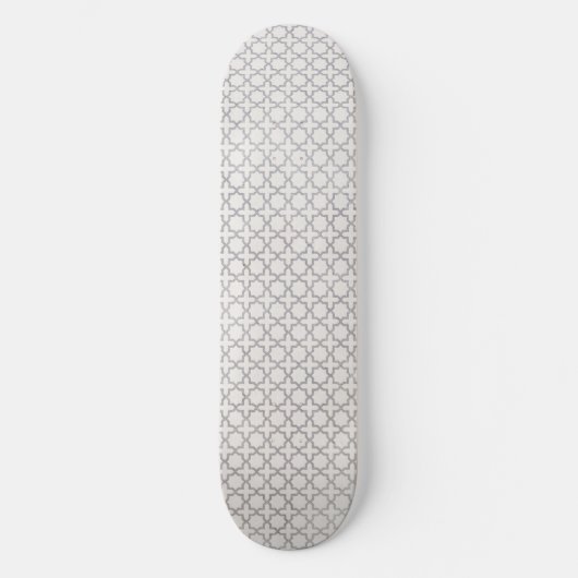 Elegant Arabesk Ornament Persoonlijk Skateboard (Voorkant)