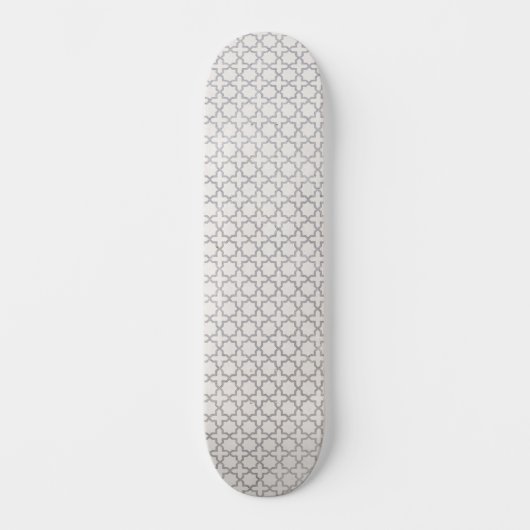 Elegant Arabesk Ornament Persoonlijk Skateboard (Voorkant)