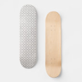 Elegant Arabesk Ornament Persoonlijk Skateboard (Voorkant)