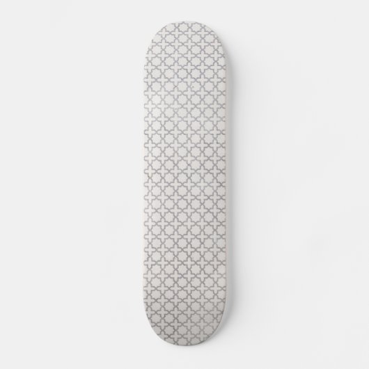 Elegant Arabesk Ornament Persoonlijk Skateboard (Voorkant)
