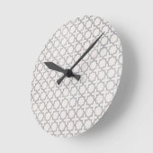 Elegant Arabesk Ornament Ronde Klok (Hoek)