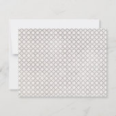 Elegant Arabesk Ornament Save The Date (Achterkant)