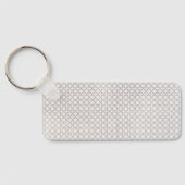 Elegant Arabesk Ornament Sleutelhanger (Achterkant)