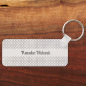 Elegant Arabesk Ornament Sleutelhanger (Voorkant)