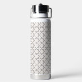 Elegant Arabesk Ornament Waterfles (Achterkant)
