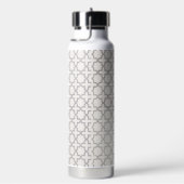 Elegant Arabesk Ornament Waterfles (Rechts)