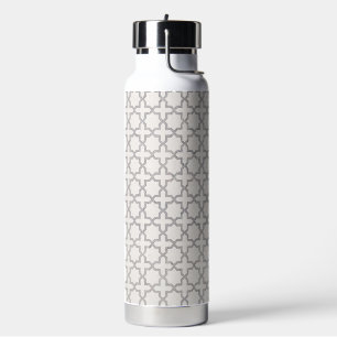 Elegant Arabesk Ornament Waterfles