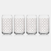 Elegant Arabesque Ornament Blikvorm Glas (Links)