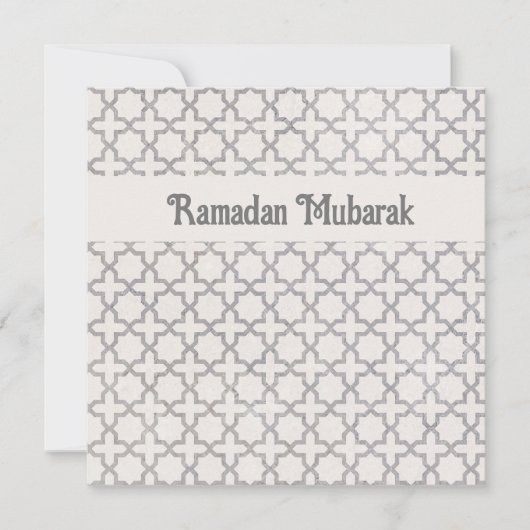 Elegant Arabesque Ornament Notitiekaartje (Voorkant)