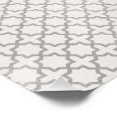 Elegant Arabesque Ornament Perfect Poster (Hoek)