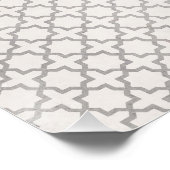 Elegant Arabesque Ornament Perfect Poster (Hoek)