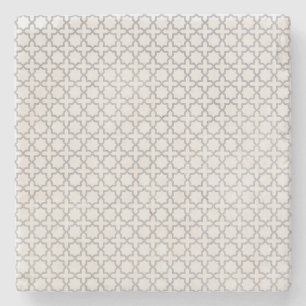 Elegant Arabesque Ornament Stenen Onderzetter