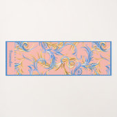 Elegant Arabesque Swirls Zen Yoga Namaste Yogamat (Achterkant (horizontaal))