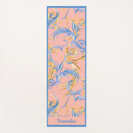Elegant Arabesque Swirls Zen Yoga Namaste Yogamat