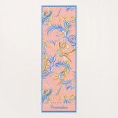 Elegant Arabesque Swirls Zen Yoga Namaste Yogamat (Achterkant)