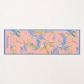 Elegant Arabesque Swirls Zen Yoga Namaste Yogamat (Voorkant (horizontaal))