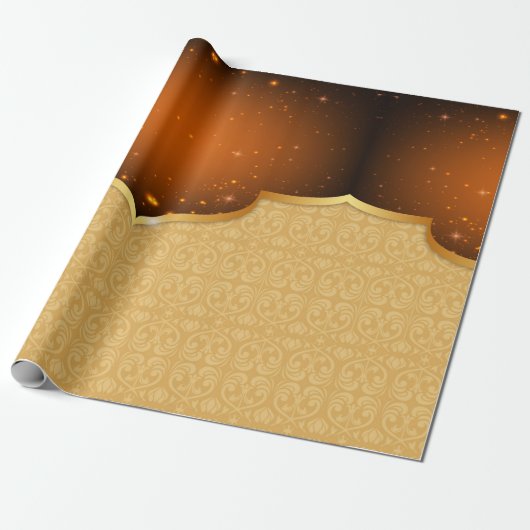 Elegant Arabisch Cadeaupapier (Uitgerold)