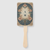 Elegant Arch Art Nouveau Wedding Handwaaier (Voorkant)