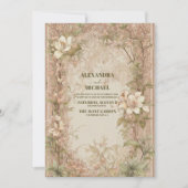 Elegant Arch Art Nouveau Wedding Kaart (Voorkant)