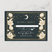 Elegant Arch Art Nouveau Wedding RSVP Informatiekaartje (Voorkant)