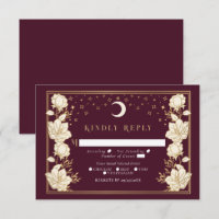 Elegant Arch Art Nouveau Wedding RSVP
