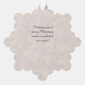 Elegant Arch Christmas Photo Light Holly Pattern Ornament Kaart (Achterkant)