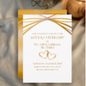 Elegant Arch Gouden 50e verjaardag Save the Date