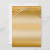 Elegant Arch Gouden 50e verjaardag Save the Date Kaart (Achterkant)