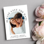 Elegant Arch Photo QR Code Save The Date