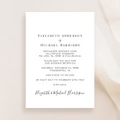 Elegant Arch Photo Wedding Reception Save The Date