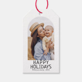 Elegant Arch Photo Winter Holiday  Cadeaulabel