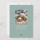 Elegant Arch Prettige feestdagen Card Feestdagenkaart (Achterkant)