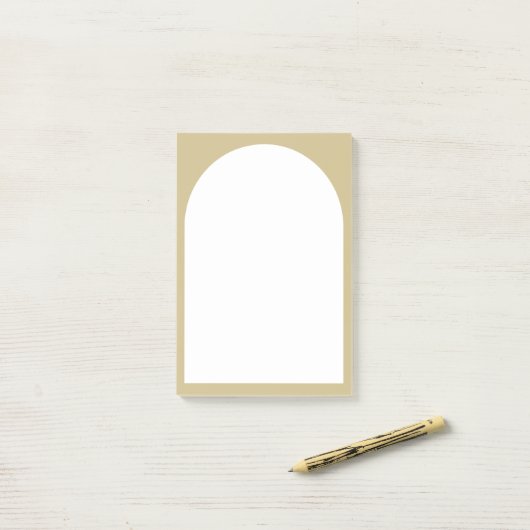 Elegant Arch Sticky Notes (Op bureau)