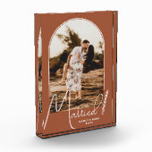 Elegant Arch Terracotta Wedding Fotoblokken (Links)