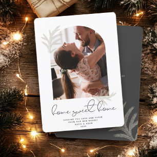 Elegant Arch   THUISSWEET HOME Modern Spruce Feestdagenkaart