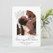 Elegant Arch | THUISSWEET HOME Modern Spruce Feestdagenkaart (Staand voorkant)