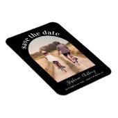 Elegant Arched Lijst Foto slaat de Magnet Datum op Magneet (Rechterzijde)