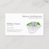 Elegant Architect/Architectuur Visitekaartje (Achterkant)