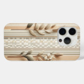 Elegant Architectural Botanical Phone Case - Beige (Achterkant (horizontaal))