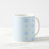 Elegant Arctic Fox with Snowflake Design Mug Koffiemok (Voorkant rechts)