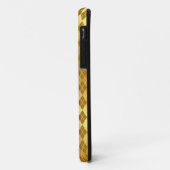 Elegant Argyle Print Gold-telefoontas Case-Mate iPhone Case (Achterkant/links)