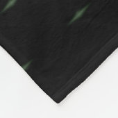 Elegant Armani Black Satin Patroon Fleece Deken (Hoek)