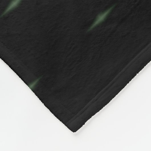 Elegant Armani Black Satin Patroon Fleece Deken (Hoek)