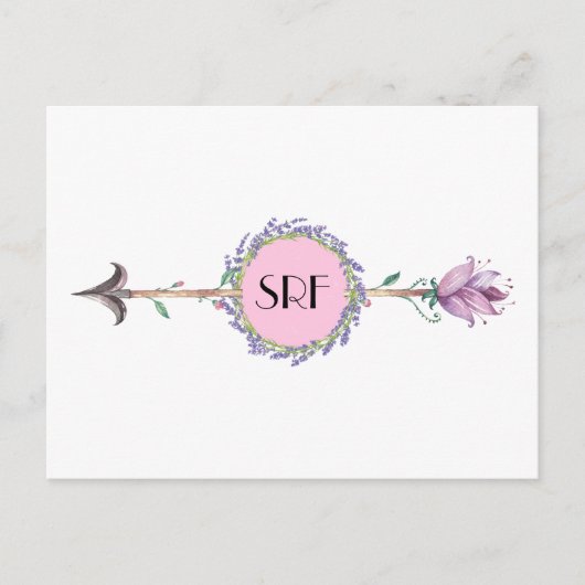 Elegant Arrow Briefkaart (Voorkant)