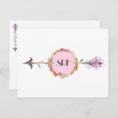 Elegant Arrow Briefkaart 3 (Voorkant / Achterkant)